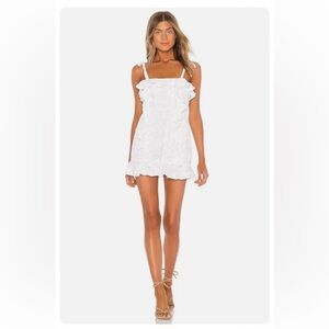 MAJORELLE Mara Mini Dress in White